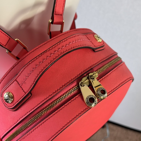 Henri bendel women backpack  with dust bag pink leather used - Picture 3 of 16